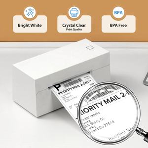 <span class=keywords><strong>Imprimante</strong></span> d'étiquettes d'expédition 4x6 de haute qualité avec étiquettes thermiques directes perforées, pour l'entreposage et <span class=keywords><strong>la</strong></span> logistique - Product Image 5