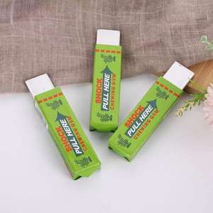 Truc de sécurité <span class=keywords><strong>blague</strong></span> jouet drôle choc électrique <span class=keywords><strong>blague</strong></span> en plastique chewing-gum Gags roman électrique choquant Gag cadeau - Product Image 1