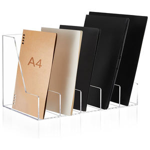 Organizador de Archivos de Libros y Revistas de Acrílico Transparente Personalizado, Estante para Clasificar Papeles, Accesorios de Oficina, Estante de Almacenamiento y Exhibición - Product Image 6