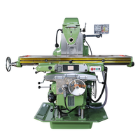 Fraiseuse universelle HIPOW X6140 avec table pivotante, cône de broche NT40, 220-415V 50/60Hz, automatique