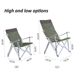 Silla de Camping Plegable, Portátil, Ligera, Compacta, con Marco de Aluminio, Diseño Cómodo, para Exteriores - Product Image 5