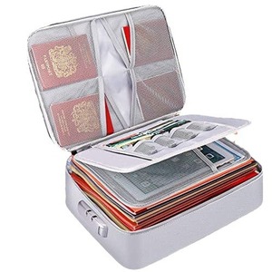 Bolsa <span class=keywords><strong>de</strong></span> almacenamiento ignífuga e impermeable para oficina en casa Gestión <span class=keywords><strong>de</strong></span> almacenamiento seguro Seguro y otros documentos importantes - Product Image 4