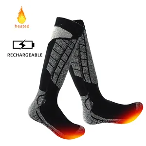 Sports Heated Electric Socks Operated by Rechargeable Battery