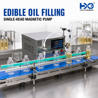 Machine de remplissage automatique de liquides à pompe magnétique de petite taille pour la production de bouteilles d'huiles essentielles, de parfums et de cosmétiques