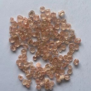 สีแฟนซีสร้างขึ้นในห้องปฏิบัติการ Cvd ขนาดใหญ่สังเคราะห์หลวม Uncut เพชรหยาบ HPHT สีชมพู - Product Image 1