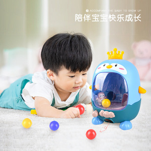 Mini máquina deportiva de escritorio, juguete de plástico de baloncesto, pingüino, fútbol, ​​para niños de 4 a 6 años, juego interactivo divertido - Product Image 2