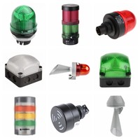 883.130.75 883 Serie Rotes Rotierendes Leuchtfeuer 24 V Basis-Montage LED-Birne IP65 88313075