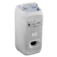 Enceinte portable haute puissance pour fêtes en extérieur avec double LED RGB USB, micro intégré et télécommande, 10-30W, batterie 4500mAh