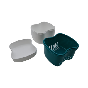 Estojo Portátil para Dentaduras em Cores Sortidas, Caixa para Dentes Falsos, Copo de Armazenamento com Cesto Filtrante - Product Image 4