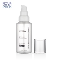 Bouteilles en plastique PET givré de 100 ml et 150 ml avec pompe blanche et bouchon transparent pour gel nettoyant, crème et lotion – Emballage élégant