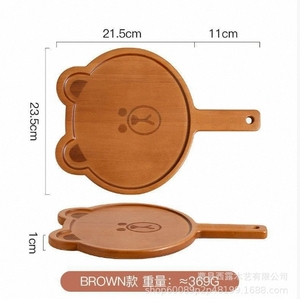 Assiette en bois japonaise écologique pour le petit déjeuner vaisselle Steak <span class=keywords><strong>Pizza</strong></span> plateau pour la maison hôtels Camping avec gravure - Product Image 5