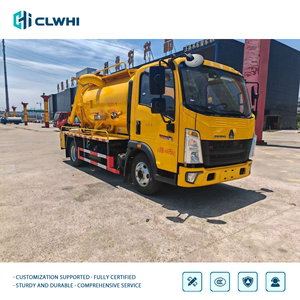Camión de Succión y Limpieza de Alcantarillado HOWO 5T 4x2, Camión Pequeño para Dragado de Alcantarillado con Tanque de Succión de Aguas Residuales de 5000L en Venta - Product Image 3