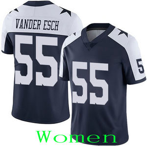 Wanita wanita 4 Dak Prescott 21 Ezekiel Elliott 7 trewon Diggs 88 ceebee domba 11 Micah Parsons Jersey sepak bola - Product Image 6
