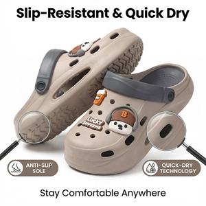 Zuecos Cerrados con Plataforma EVA para Hombre, Impermeables, Transpirables, Ligeros, de Secado Rápido, Antideslizantes y Ecológicos - Product Image 2