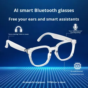 Nuevas Gafas Inteligentes Deportivas con Control Táctil, Carga Magnética DC, Traducción por IA y Llamadas con Música - Product Image 3