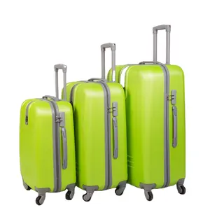 Benutzer definierte leichte 5 PCS Set Reisegepäck rosa hochwertige Gepäcks ets abs