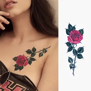 Stiker Tato Temporer Tubuh 3d Tahan Air Seksi Pria dan Wanita Kustom Kualitas Tinggi Pabrik