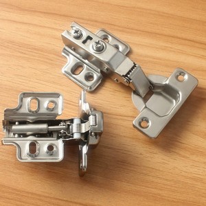 บานพับไฮดรอลิกเหล็กชุบสังกะสีแบบฝัง ปิดแบบนุ่มนวล สำหรับประตูตู้ - Product Image 1