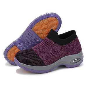 Zapatillas Deportivas <span class=keywords><strong>para</strong></span> <span class=keywords><strong>Mujer</strong></span>, Versátiles, Ortopédicas, con Plataforma, Casuales, Antideslizantes y Resistentes al Desgaste - Product Image 4