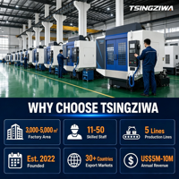 Machine de perçage, fraisage et taraudage CNC Tsingziwa BT30 à haute rigidité, haute précision, broche 20000 tr/min, système de contrôle Syntec
