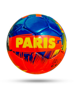 Ballon de football Soccer Max Pro professionnel de haute qualité, taille 5, PVC, couleur personnalisable, hybride/cousu à la machine, thermocollé, personnalisé - Product Image 1