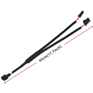 Faisceau de câblage 1 à 2 pour klaxon, en PVC, étanche IP67, pour adaptateur de klaxon Frontlander Raize Snail, connecteur non destructif - Product Image 4