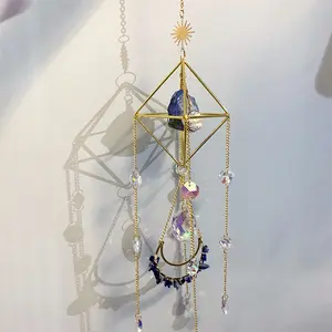 Wholesale High Quality Natural Crystal Sun Catcher Crystal Sun Catchers Hanging Suncatche For Decoration