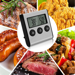 Thermomètre numérique d'extérieur DD1406 en gros avec sonde en acier inoxydable pour cuisson alimentaire, cuisine, barbecue, viande, fumoir et four - Product Image 3