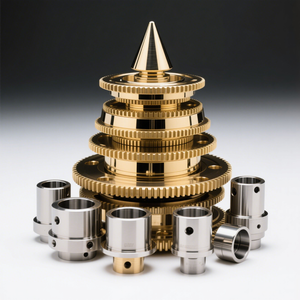 Premium Customized <strong>CNC</strong> <strong>Lathe</strong> <strong>Small</strong> <strong>Parts</strong> Brass Aluminum Alloy Turning Milling Metal Hardware Wire EDM Drilling Services <strong>Parts</strong> - Product Image 1