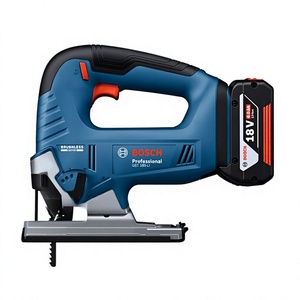<span class=keywords><strong>Scie</strong></span> <span class=keywords><strong>sauteuse</strong></span>/<span class=keywords><strong>scie</strong></span> à chantourner sans balais 18V Lithium-Ion pour le travail du bois, outil électrique GST185, outil nu d'origine - Product Image 1