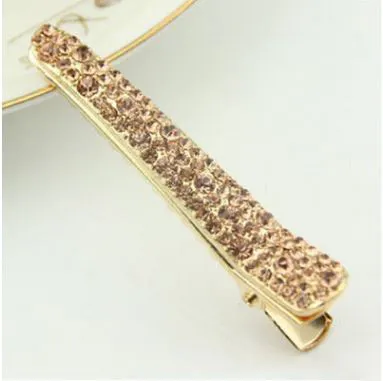 Korean Clip Pearl Barrette Rhinestone Crystal Metal Accessories Duckbill Hair Pin