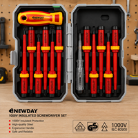 Kit d'outils à main certifié VDE de haute précision, norme de sécurité 1000V, fourniture directe d'usine, ensemble d'outils à main isolés