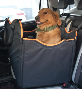Asiento para Mascotas Plegable y Resistente a Arañazos, Diseño 2025, Material de Algodón Oxford con Estampado de Animales, Cesta para Perros para el Asiento Trasero del Coche - Product Image 2