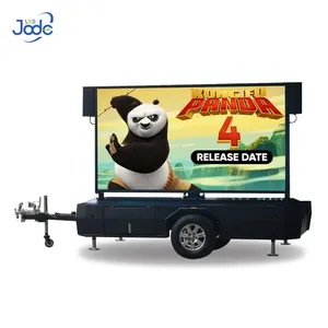 Jode P4.81 led traffic outdoor screen trailer trafic billboard led trailer display with screen screen advertising trailer