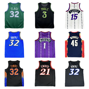 Camisetas de Baloncesto de Malla para Verano de Houstones, Ropa de Baloncesto, Camisetas de Entrenamiento de Secado Rápido para Hombre # 32 # 3 # 1 # 21 # 15 # 45 - Product Image 1