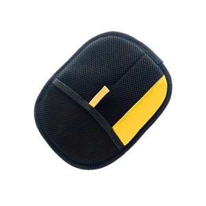 Gant de toilettage Xiaozhuren pour animaux de compagnie, éponge en polyester noire 24x18cm pour chiens de taille moyenne - Product Image 1