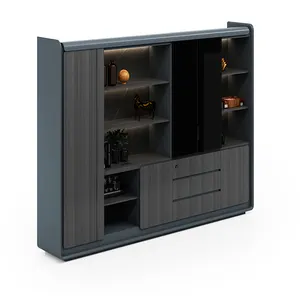 Modern office furniture filing cabinet with drawers wooden filing cabinet locker office equipment