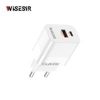 Chargeur mural rapide USB-C GaN PD3.0 20W WISESIR pour 14/15/16/17 Pro Max