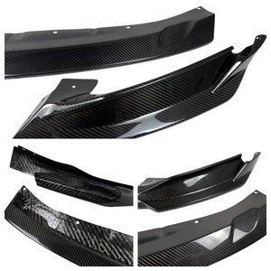Lèvre avant en fibre de carbone sèche style MH-V2, design 3 pièces pour <span class=keywords><strong>BMW</strong></span> G80 M3 G82 M4 Coupé 2022+ - Product Image 4