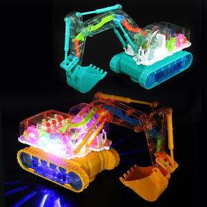 KYK Universal Truck Toys Luz LED intermitente 3D transparente con música para edades 5-13 Unisex - Product Image 2