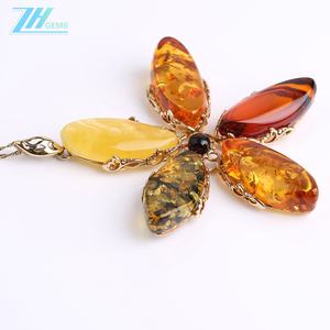 Báltico natural sem otimizar óleo de frango flores de cera de abelha amarela e pingente de hemorróidas - Product Image 3