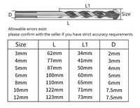 Carreaux De verre De Brique De Porcelaine Torsion forets taille 3 4 5 6 8 10 12mm avec pointe En Carbure perceuse Électrique accessoires outils à main
