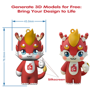 Игрушка-фигурка из ПВХ на заказ <span class=keywords><strong>HAPPY</strong></span> GIFT: создай свою собственную дизайнерскую игрушку, коллекционная фигурка в закрытой коробке, фабрика по производству фигурок на заказ, закрытая коробка-сюрприз - Product Image 2