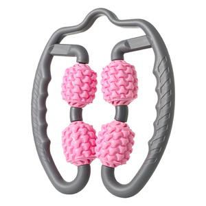 Rodillo de masaje con 4 ruedas en forma de U, para piernas, cuello, brazo, rodillo de relajación muscular - Product Image 2