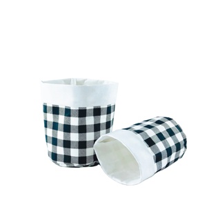 Bolsas de Papel Kraft Resistentes con Diseño Clásico a Cuadros, Personalizadas con Logotipo, para Compras, Cosméticos, Fabricante con Certificación BSCI - Product Image 4