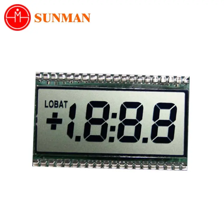 SMS3503C Painel LCD de segmento monocromático 3 1/2 de 3.5 dígitos tn lcd vidro display lcd