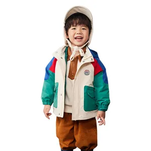 Thick Two-Piece Winter Warm Down Jacket For Boys Windproof Waterproof Windbreaker With Long Length And Zipper Closure