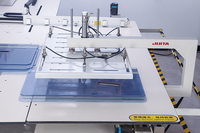 Para JTK10-90AWWJ, Cabezal de Máquina Giratorio de 360 Grados, Máquina de Coser Industrial de Cama Plana, Motor de Corte Láser, Alimentación Automática de Doble Tornillo