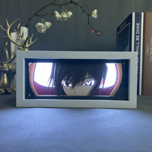 Décoration de chambre anime japonaise, ornement de bureau, lampe de nuit <span class=keywords><strong>Sasuke</strong></span> <span class=keywords><strong>Uchiha</strong></span> Skunk, lampe à cadre de bande dessinée, cadeaux décoratifs, ornement anime - Product Image 1