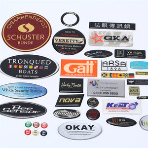 定制金属和塑料圆顶树脂环氧标签贴纸公司名称和家具包装品牌标志 - Product Image 6